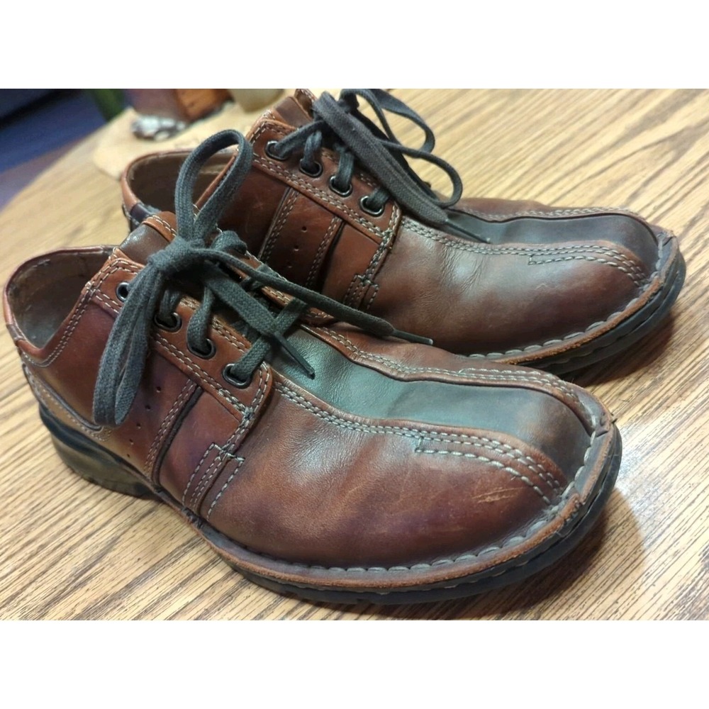 Clarks Touareg 70852 Men's Size 8.5M  Chestnut Brown Leather Casual Oxford Shoes
